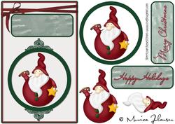 Santa Ornament