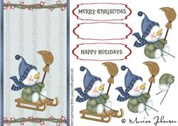 Playful Snowman #3