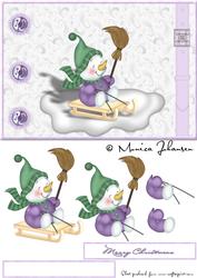 Playful Snowman 4