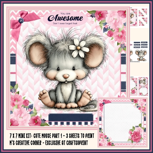 cup1445239_2246 - 7 x 7 MINI KIT: CUTE MOUSE PART 1