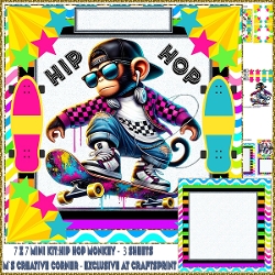 Image of cup1380212_2246 - 7 X 7 MINI KIT: HIP HOP MONKEY