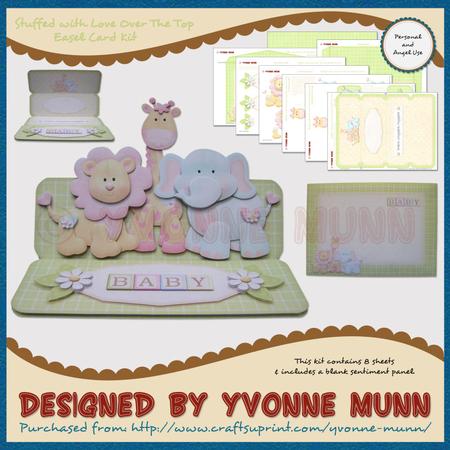 Stuffed with Love Over the Top Easel Card Kit