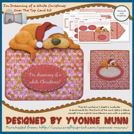I?m Dreaming of a White Christmas Over the Top Card Kit