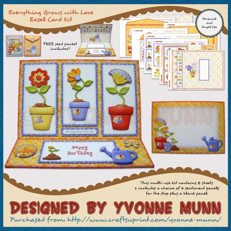 Everything Grows with Love Easel Card Kit
