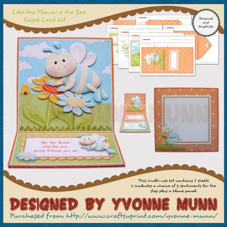 Like the Flower & the Bee Easel Card Kit