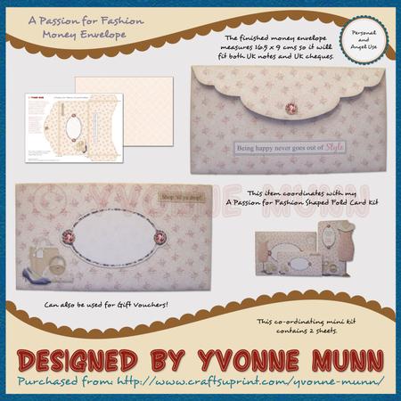 A Passion for Fashion Money Envelope