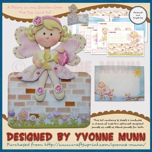 A Fairy in My Garden Over the Top Card Kit