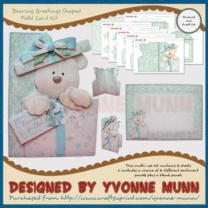 Bearing Greetings Shaped Fold Card Kit