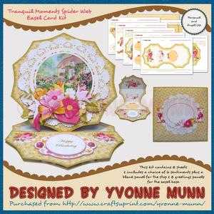 Tranquil Moments Spider Web Easel Card Kit
