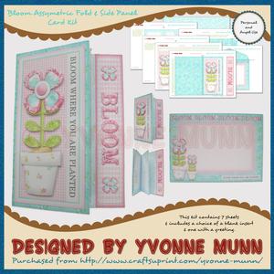 Bloom Asymmetric Fold & Side Panel Card Kit