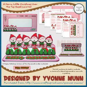 A Merry Little Christmas Over the Top Easel Card Kit