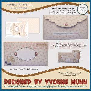 A Passion for Fashion Money Envelope