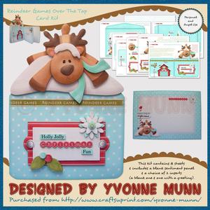 Reindeer Games Over the Top Card Kit