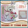 Yappy Christmas Shaped Fold Card Kit