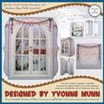 Winter Oast House Window 7x7 Shadow Box Fold Card Kit