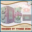 Bearing Flowers Shaped Tri Fold Card Kit