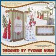 Traditional Santas Shaped Tri Fold Card Kit