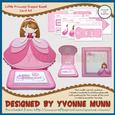Little Princess Shaped Easel Card Kit
