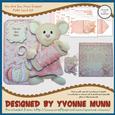 You Are Sew Mice Shaped Fold Card Kit
