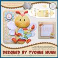 Always Bee Happy Shaped Fold Card Kit