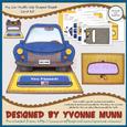 My Car Multi-use Shaped Easel Card Kit
