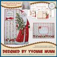 Traditional Santa Shaped Fold Card Kit