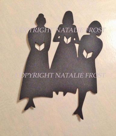 Carol Singers Silhouette