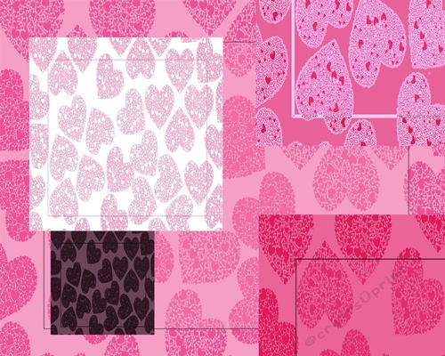 Hearts, Scrapbooking 
