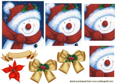 Happy Smiling Snowman,pyramids