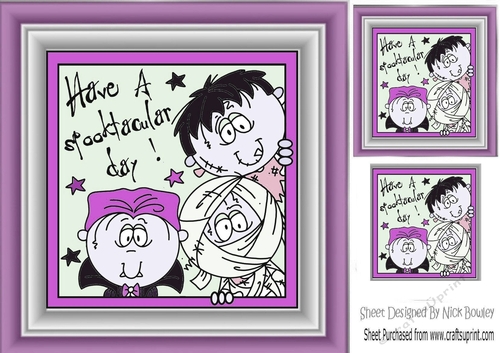 Have a Spooktacular Day with friends (purple) 8x8