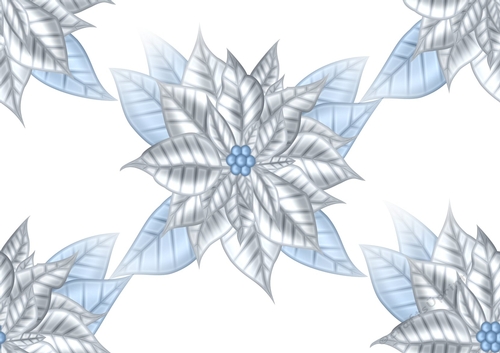 ice blue poinsettias backing paper (big)