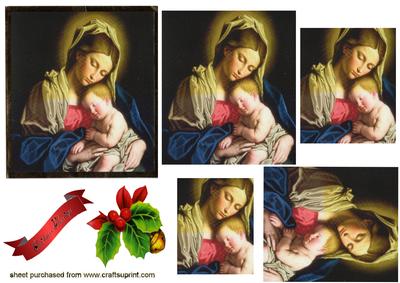 Beautiful Pyramids of Mary Holding Baby Jesus