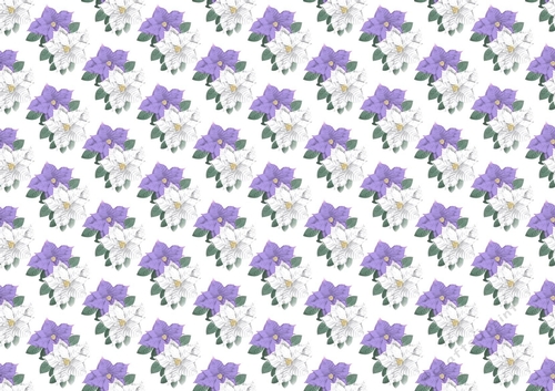 Purple and white poinsettias backing paper (small)
