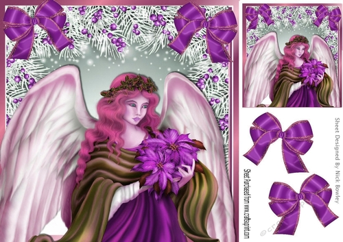 Beautiful Angel in fantasy shades 8x8
