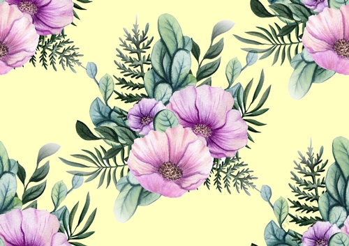 large lilac flowers with( cream background) backing paper