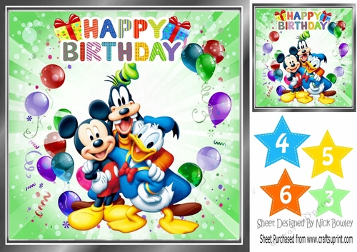 best of friends, the fab trio birthday party with balloons 8x8