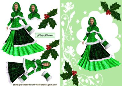 Lovely Lady in Green