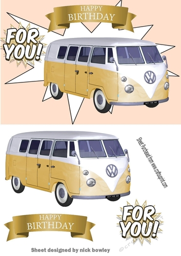 Gold Campervan  Just for you! A5