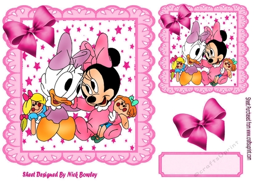 star and cerise eyelet frame 8x8, best of friends cute babies