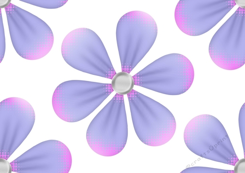 pretty purple petal flowers backing paper (Big)