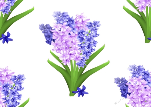 Pretty lilac floral  backing paper