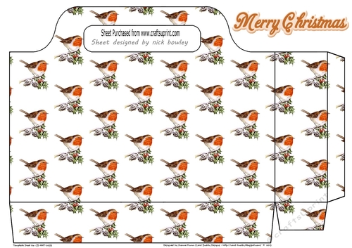 Pretty tote  bag  with robins on a branch