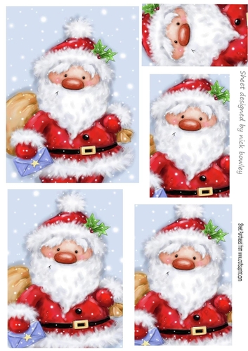 Lovely santa pyramids