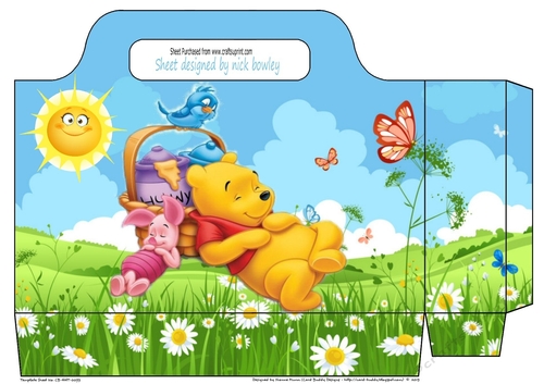  pooh bear with piglet having a snooze, in the meadows tote bag