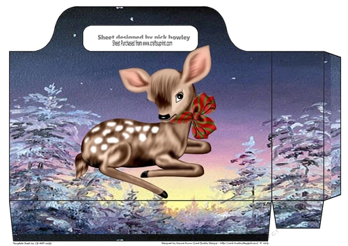 Pretty deer tote bag
