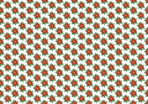 red poinsettias backing paper (small)