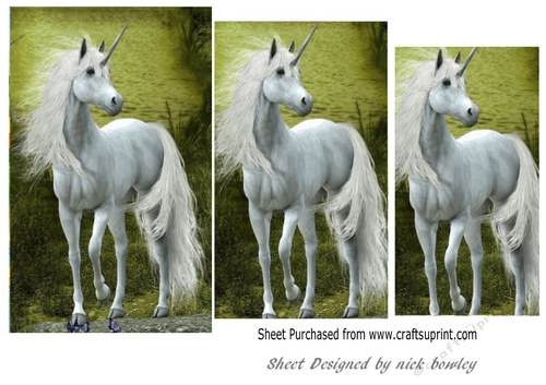 pretty white unicorn pyramids