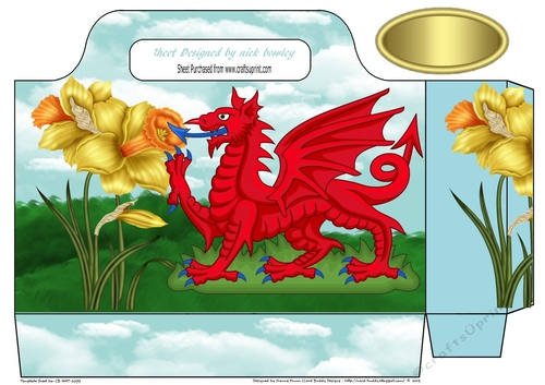 Lovely red dragon with yellow daffodils tote bag