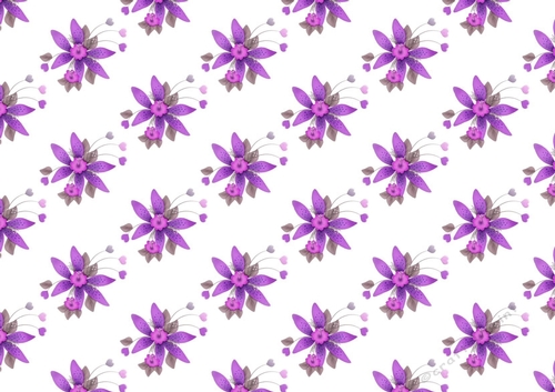 pretty purple flowers backing paper