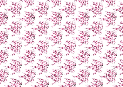 Pretty cherry blossoms backing paper (small)